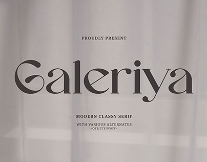 Galeriya | Modern Serif