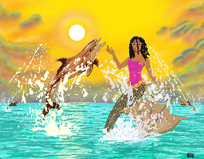 Project thumbnail - Mermaid & Dolphin