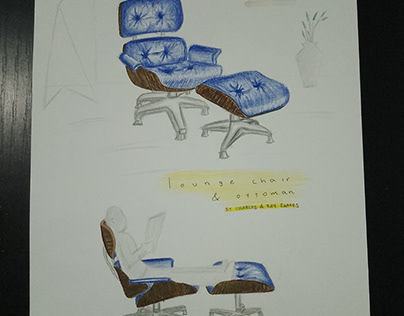 Lounge Chair & Ottoman - By Charles and Ray Eames