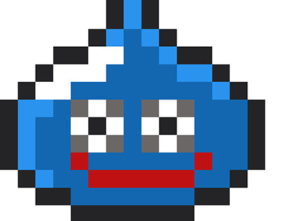 Dragon questⅤ slim Pixel-art
