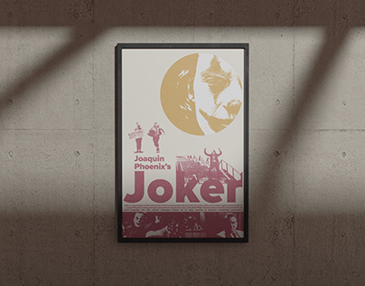 Retro Joker Movie Poster
