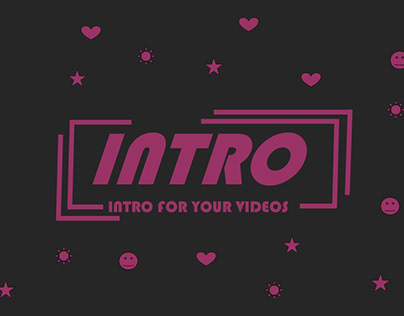 I have created intro for videos