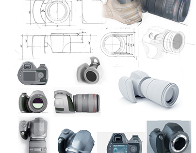 Design of a new Digital single-lens reflex camera shap