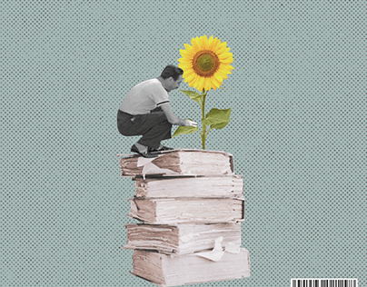 Digital Collage : Book For Life