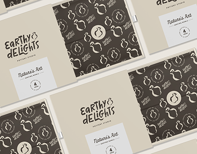Earthy Delights - Pottery Studio Brand Identity Design