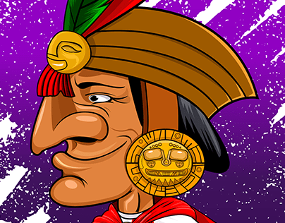 Ilustración Inca futbolista