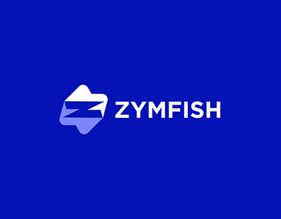 Modern Z Letter Zymfish logo design