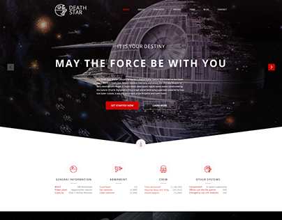 Star Wars Landing Page