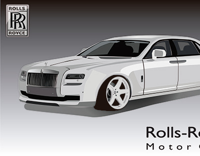 Rolls Royce Car Illustration