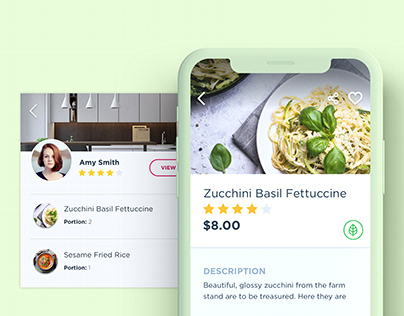 Home Cooked Meal Ordering App – UI/UX Design