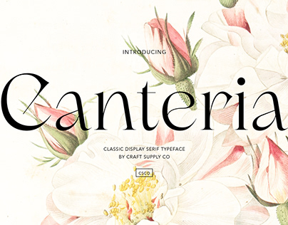 Canteria – Classic Display Serif