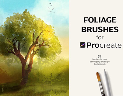 Procreate Foliage brushes