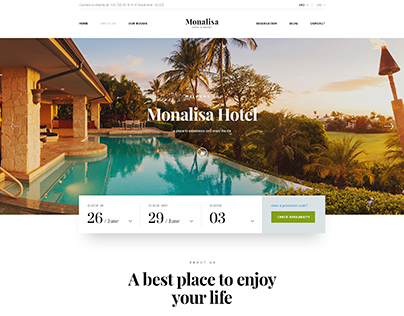 Monalisa - Booking Hotel Site