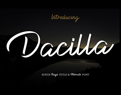 Dacilla Script Font