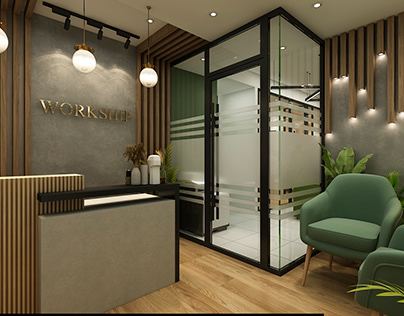 Workship (Lahore) Executive Office Modeling, Rendering