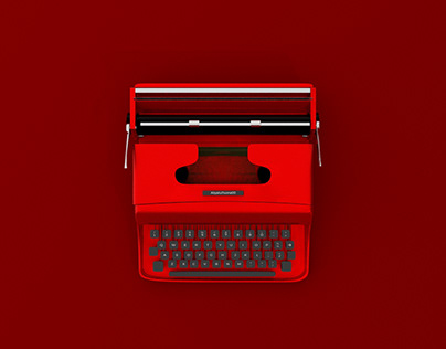 3D Modelling: Olivetti Typewriter Lettera 32