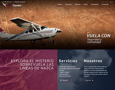 Project: Web AeroCondor Perú