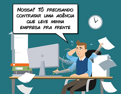Project thumbnail - Quadrinho de Marketing para Agência BH 180
