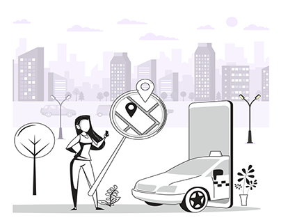 illustration for TAXI service