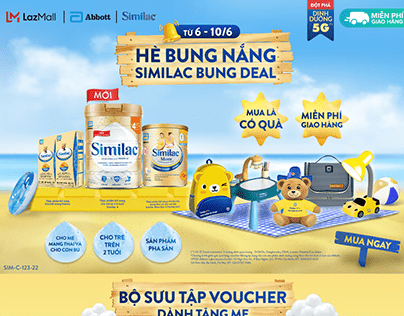 Lazada x Similac | Mid-year Campaign Landing Page