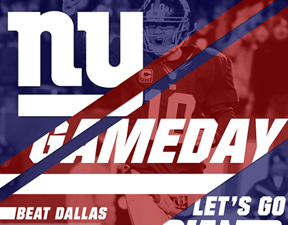 NY Giants 2015 Game Day Graphics