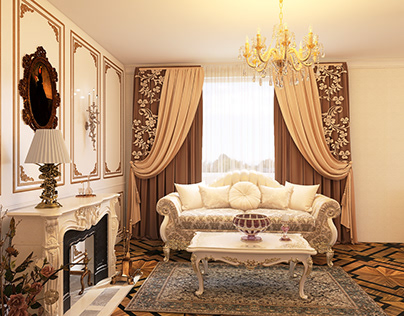 Baroque style bedroom