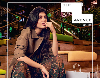 Sanjana Sanghi for DLF Avenue, Saket Winter campaign
