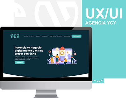 Project thumbnail - Diseño web UX/UI Agencia YCY