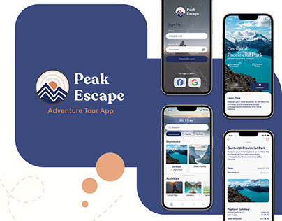 Peak Escape - Travel Mobile App