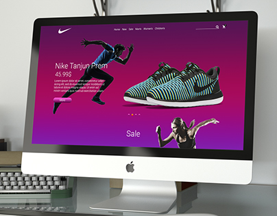 web-design sports Nike