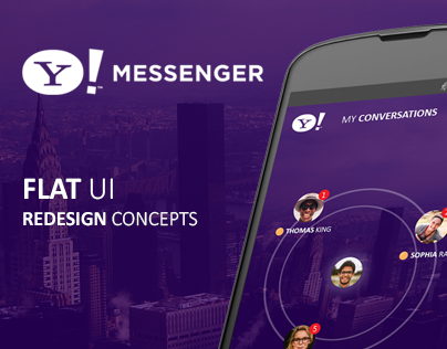 Yahoo Messenger for Android Redesign Concepts