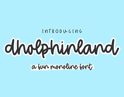 Dolphinland Handwritten Cursive Font