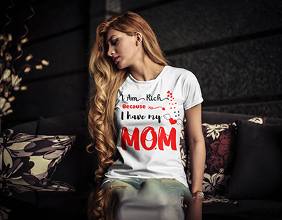 Happy MOTHER'S DAY Multi_color T-shirt design