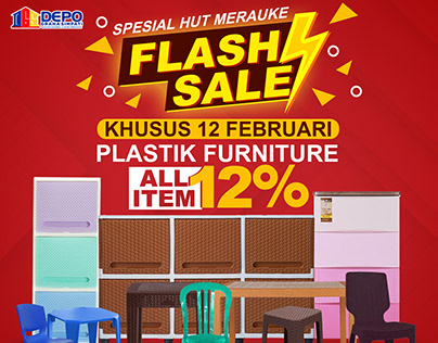 Flash Sale Special Anniversary Merauke in Retail Store
