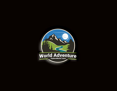 world adventure logo design