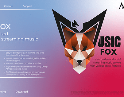 Project thumbnail - landing page fox
