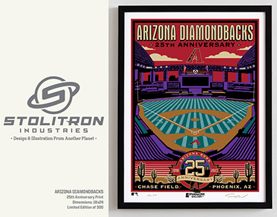 Arizona Diamondbacks 25th Anniversary Print
