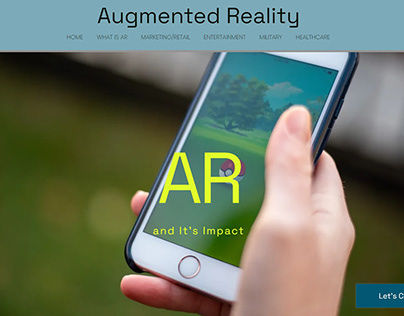 AR and It's Impact: Website