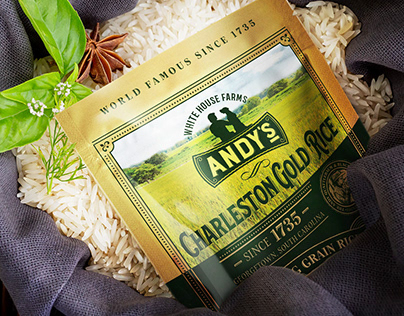 Charleston Gold rice, White House Farms, packaging