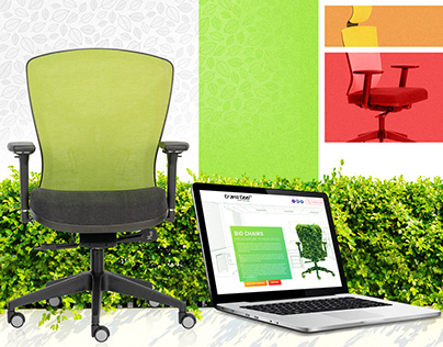 Chair & Sofa Creative Landing Page / Website