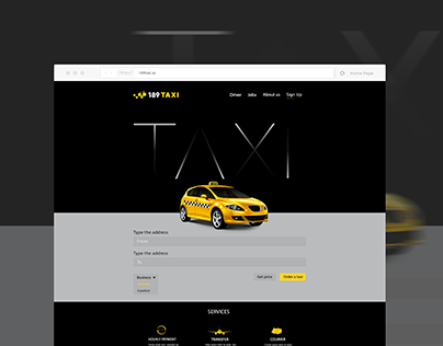 New 189 TAXI Website design