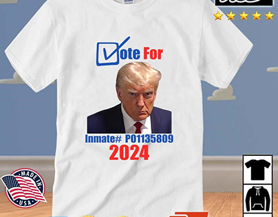Donald Trump Mug Shot Vote For Inmate Po1135809 T-Shirt