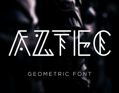 Aztec Geometric Font