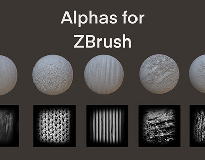Alphas for ZBrush