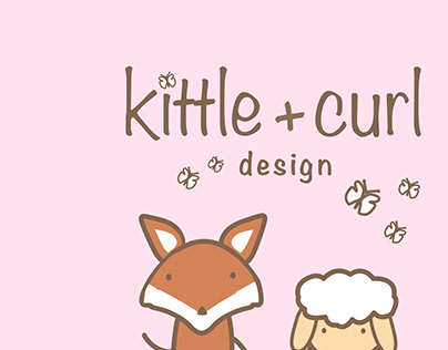 Kittle + Curl Character Design