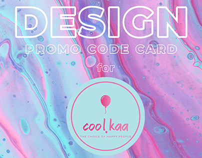 Design promo code cards