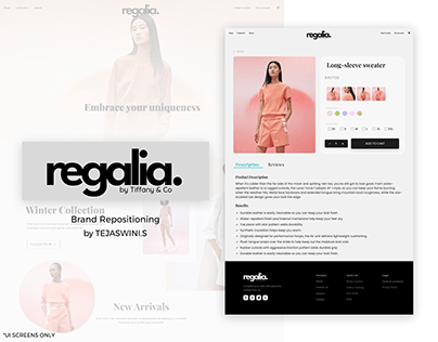 Regalia - Brand Repositioning [Web Design]