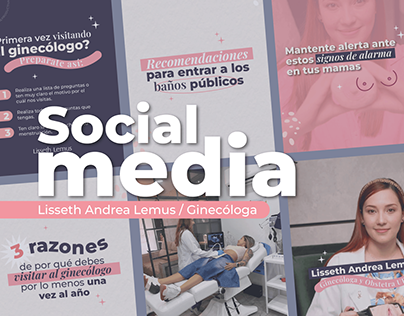 Social Media - Lisseth Lemus / Ginecóloga