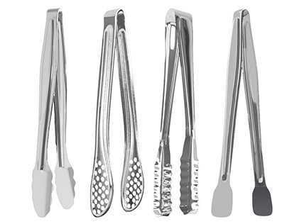 3D model of Cooking tongs for client