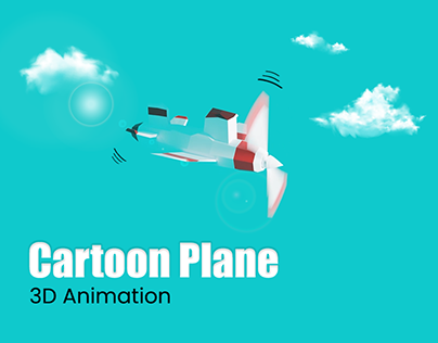 3d Animation Cartoon Plane